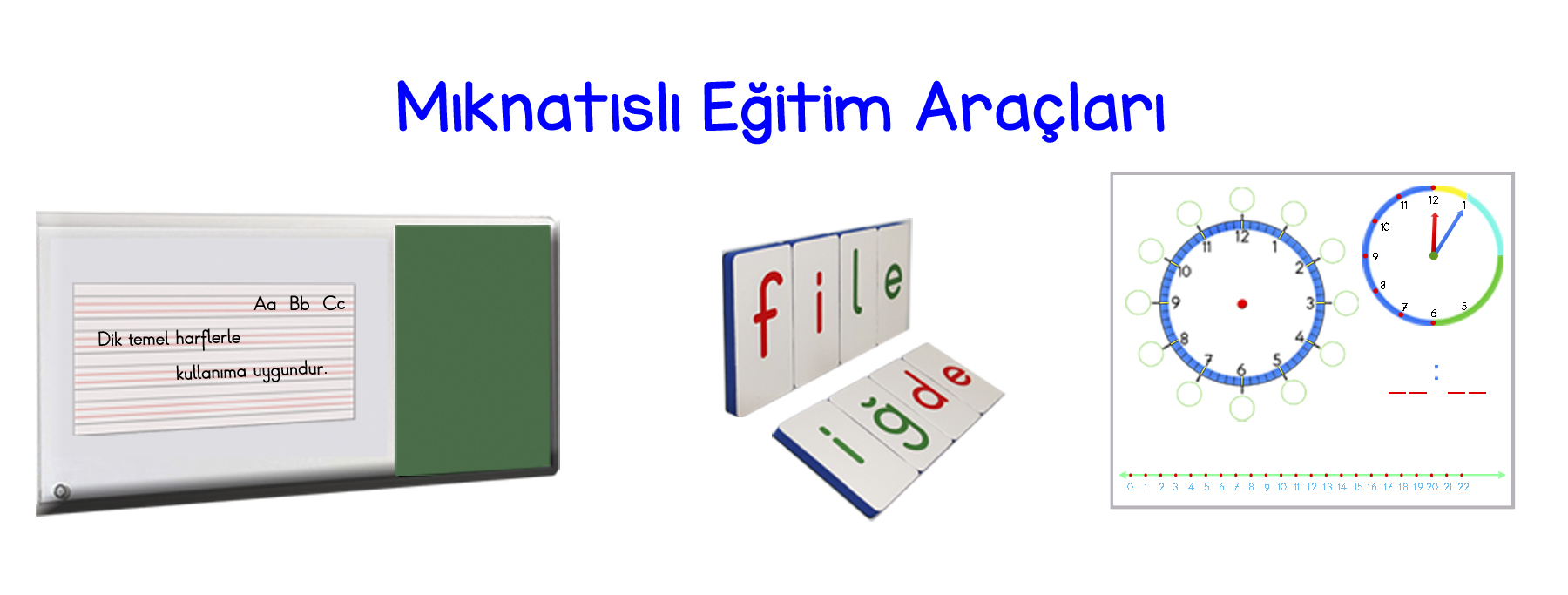 Mıknatıslı Eğitim Araçları